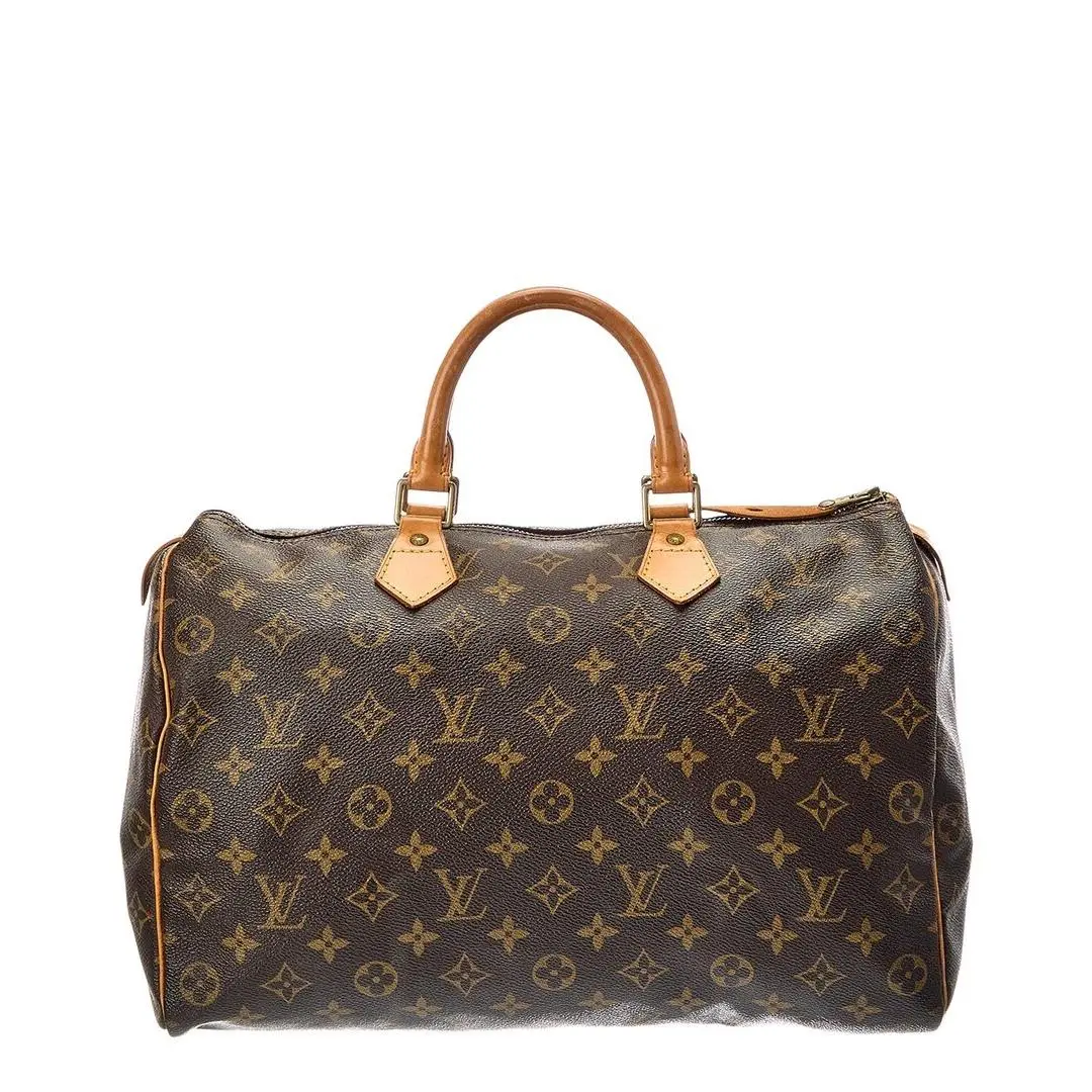 Louis Vuitton Brown Monogram Speedy Pre-loved Women`s