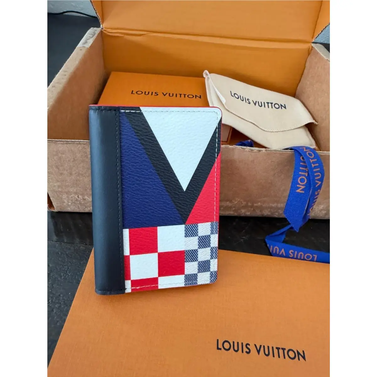 Louis Vuitton Wallet Pocket Organizer Americas Cup