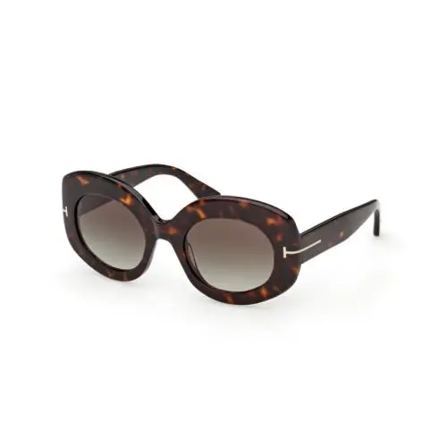 Tom Ford FT1346 CLAUDETTE-02 52B Dark Havana/smoke 51mm Women`s Sunglasses
