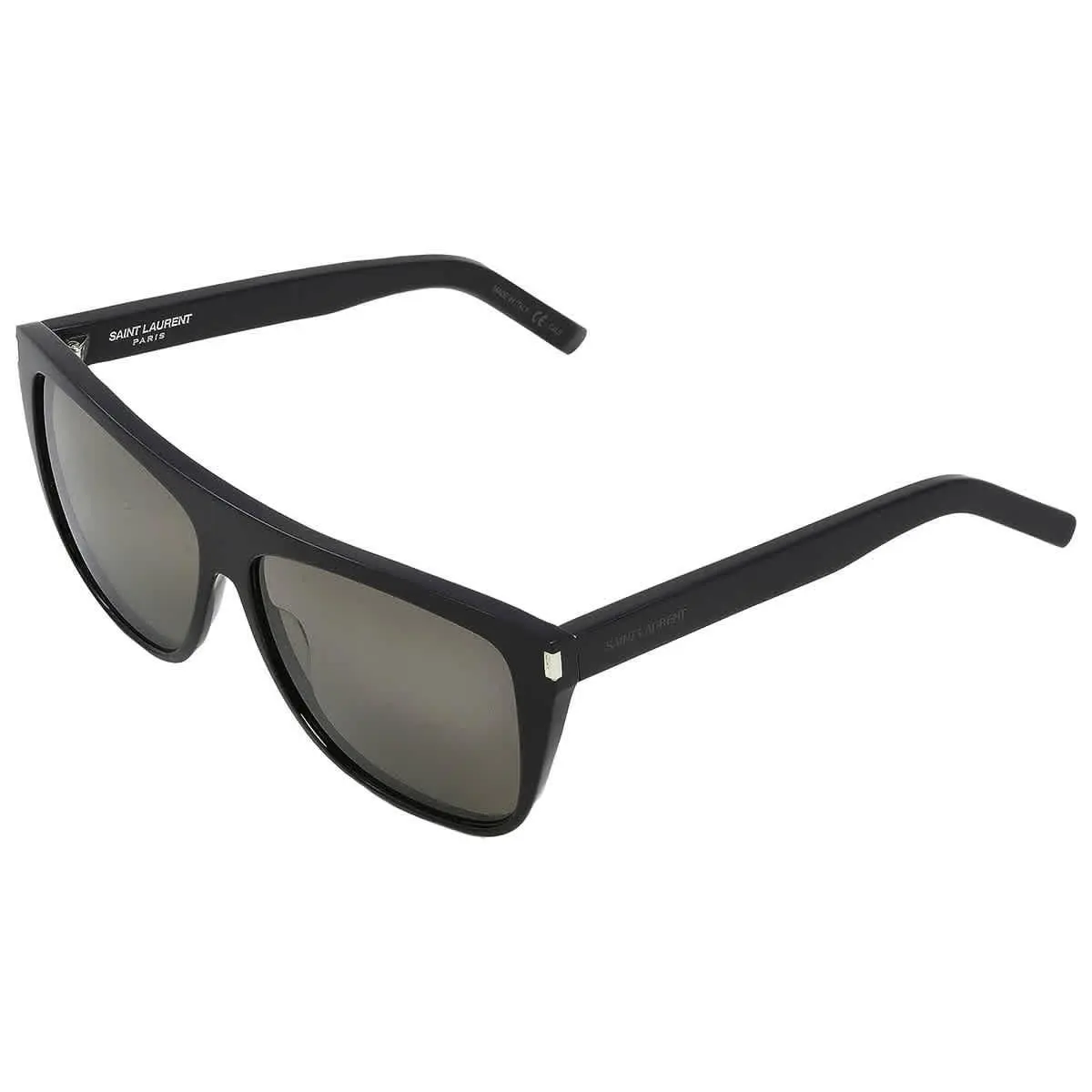 Saint Laurent Smoke Grey Rectangular Unisex Sunglasses SL 1 002 59 by Yves Saint Laurent