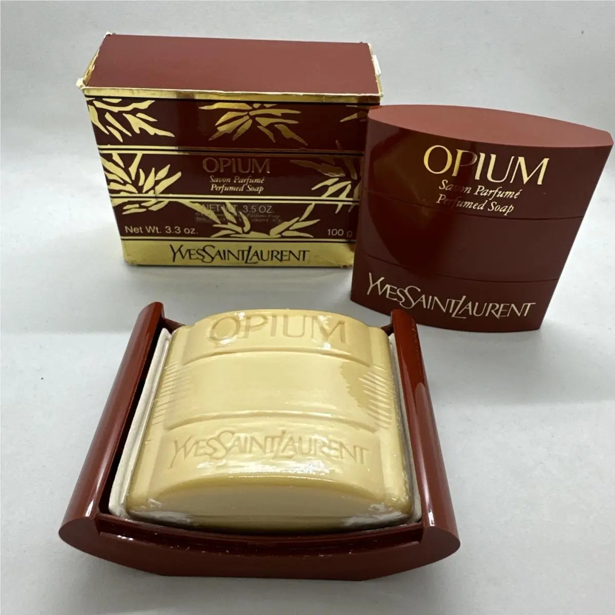 Vintage Opium Savon by Ysl  Perfumed Soap 3.3oz/100g by Yves Saint Laurent