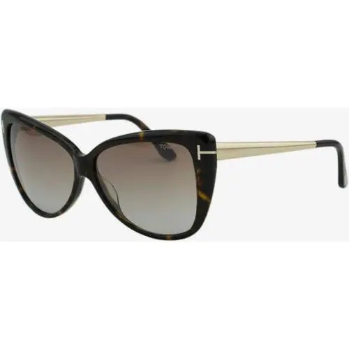 Tom Ford Sunglasses TF 512 Reveka Shy Havana Asian Fit 55-19-140 TF512/FS-52G