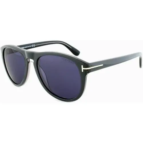 Sunglasses TF347 Kurt Shiny dr Grey / Blue 56-18-145 TF347-50J by Tom Ford
