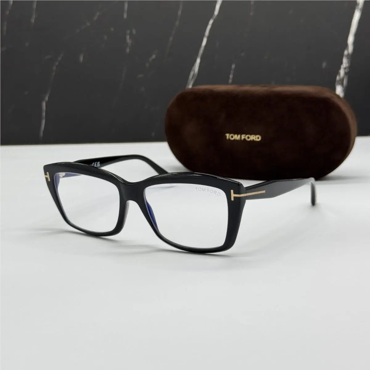 Tom Ford Eyeglasses TF6065 001 Black Women