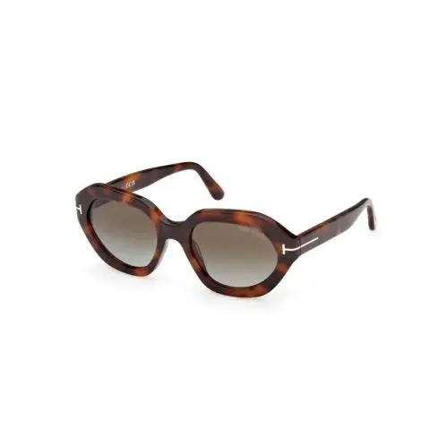 Tom Ford FT1341 MERYL-02 53P Blonde Havana/gradient Green 53mm Womens Sunglasses