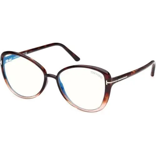 Tom Ford Eyeglasses w TF Case - FT5907B 056 - Havana Gradient 55-15-140