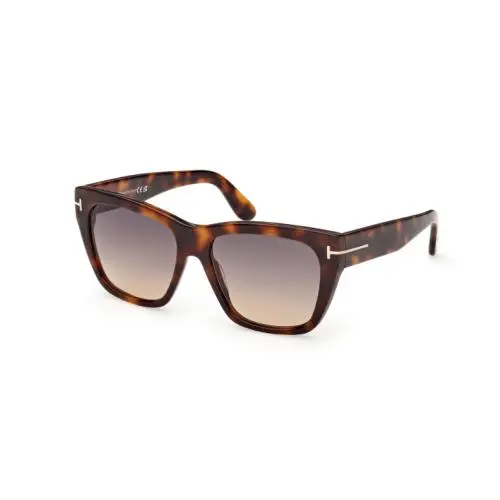 Tom Ford FT1343 FLYNN02 53B Blonde Havana/gradient Smoke 55mm Women`s Sunglasses
