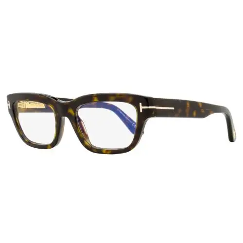 Tom Ford Blue Block Rectangular Eyeglasses TF6045-B 052 Dark Havana 52mm FT6045