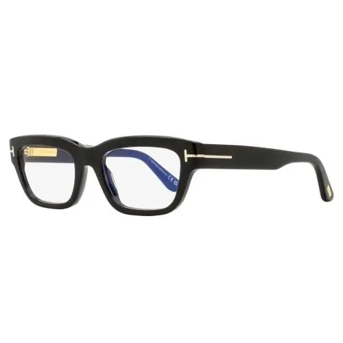 Tom Ford Blue Block Rectangular Eyeglasses TF6045-B 001 Black 52mm FT6045
