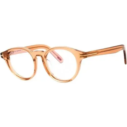 Tom Ford Eyeglasses w TF Case - FT5931 DB 045 - Light Brown 49-21-145