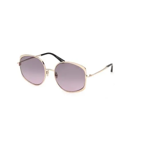 Tom Ford FT1349 ABBEY-02 28B Shiny Rose Gold/smoke 58mm Women`s Sunglasses