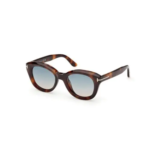 Tom Ford FT1344 NIKA-02 53P Blonde Havana/gradient Green 49mm Women`s Sunglasses