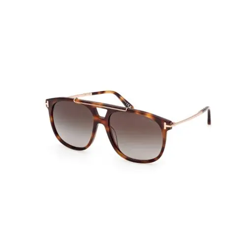 Tom Ford FT1306 SAM-02 53K Blonde Havana/gradient Roviex 58mm Men`s Sunglasses