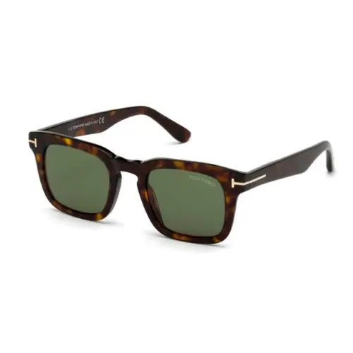 Tom Ford Dax FT0751 52N Dark Havana/green 50mm Men`s Sunglasses
