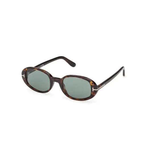 Tom Ford Iggy FT1364 52N Dark Havana/green 49mm Women`s Sunglasses