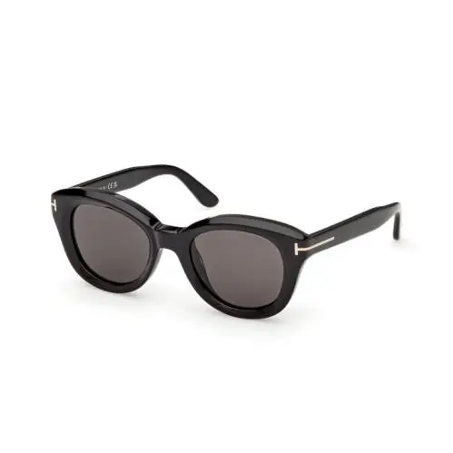 Tom Ford FT1344 NIKA-02 01A Shiny Black/smoke 49mm Women`s Sunglasses