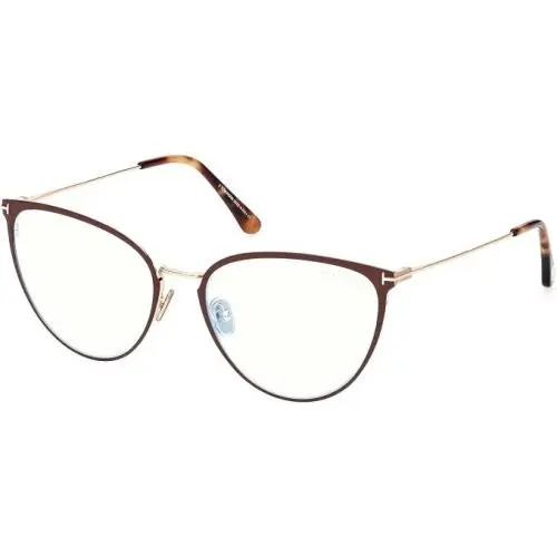 Tom Ford Eyeglasses w Soft Case- FT5840B 046 - Matte Light Brown 56-18-140