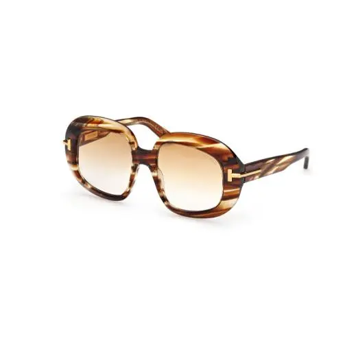 Tom Ford Icon FT1237 55F Coloured Havana / I 53mm Women`s Sunglasses