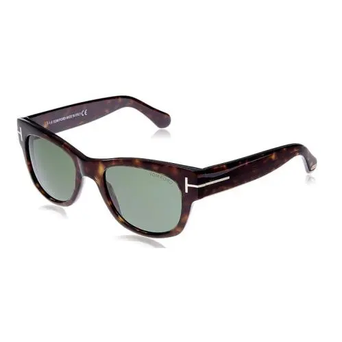 Tom Ford Sunglasses TF 58 Cary Shiny Havana / Green Grey 52-20-140 TF58-52N