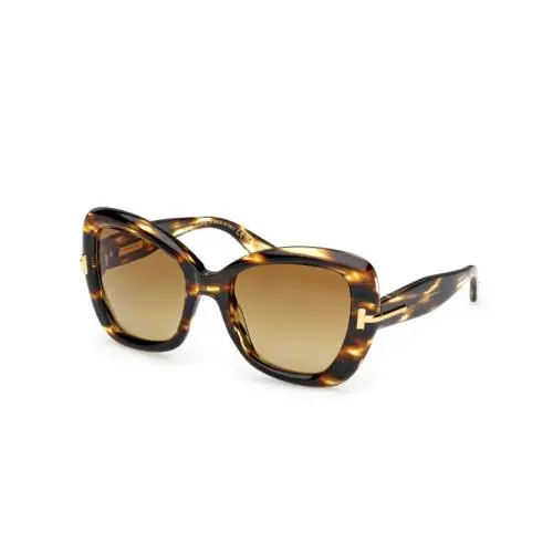 Tom Ford Icon FT1279 55F Coloured Havana/gradient Brown 55mm Women`s Sunglasses