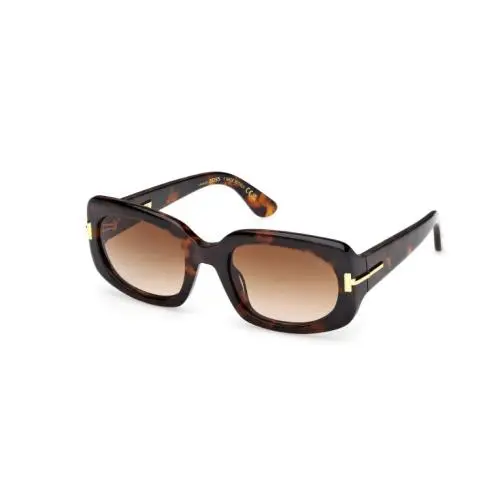 Tom Ford Icon FT1253 52F Dark Havana/gradient Brown 54mm Women`s Sunglasses