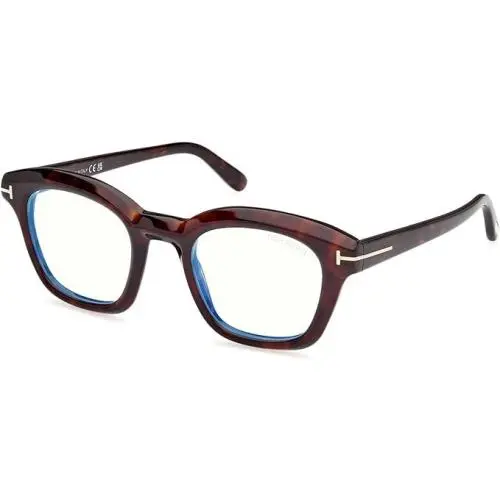 Tom Ford Eyeglasses w TF Hard Case - FT5961B 052 - Dark Havana 49-23-145