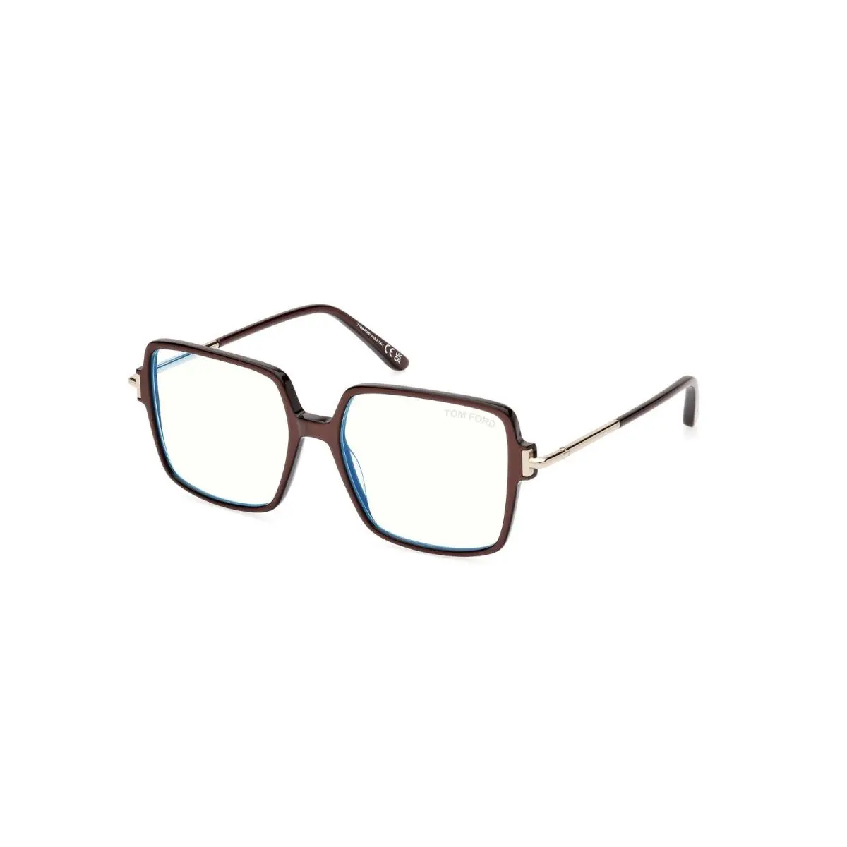 Tom Ford Eyeglasses w TF Hard Case - FT5915B 045 - Light Brown 53-16-135