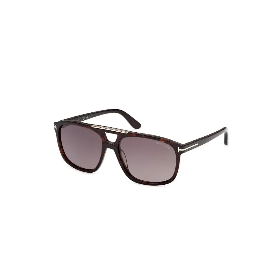 Tom Ford FT1338 BRIANNA-02 52K Dark Havana/gradient Roviex Women`s Sunglasses
