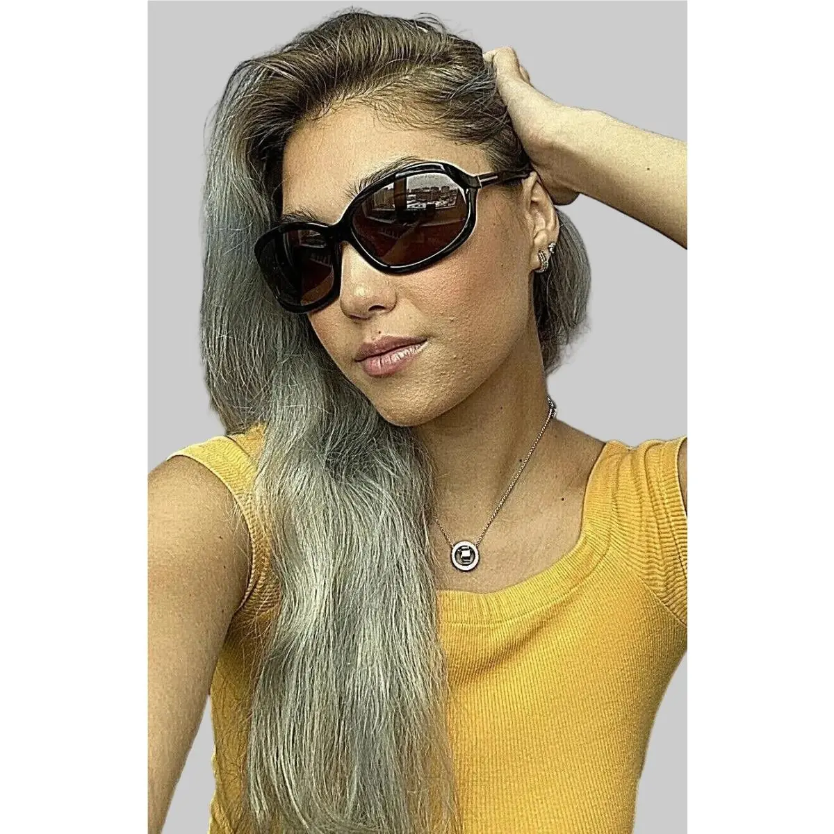 Tom Ford Brown 61mm Tortoise Women`s Sunglasses Italy Tfv