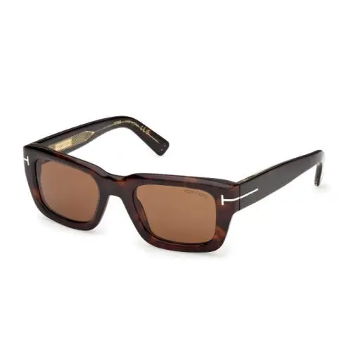 Tom Ford Icon FT1327 52E Dark Havana/brown 52mm Men`s Sunglasses