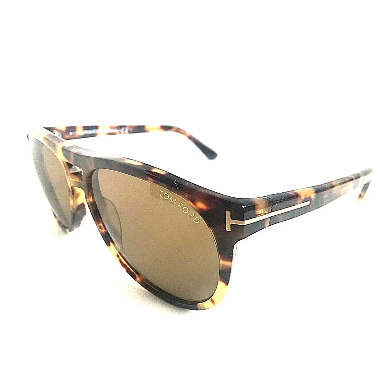 Tom Ford Callum TF 289 53E 57mm Tortoise Men`s Sunglasses Italy