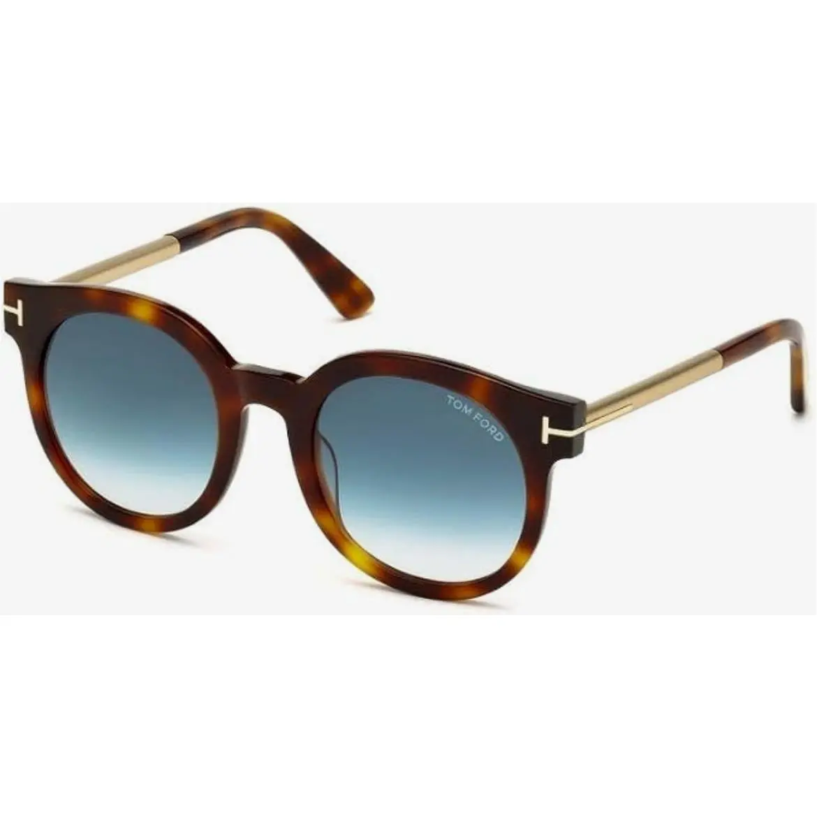 Sunglasses TF 435 Janina Havana gd Asian Fit 53-22-140 TF435/FS-52P by Tom Ford