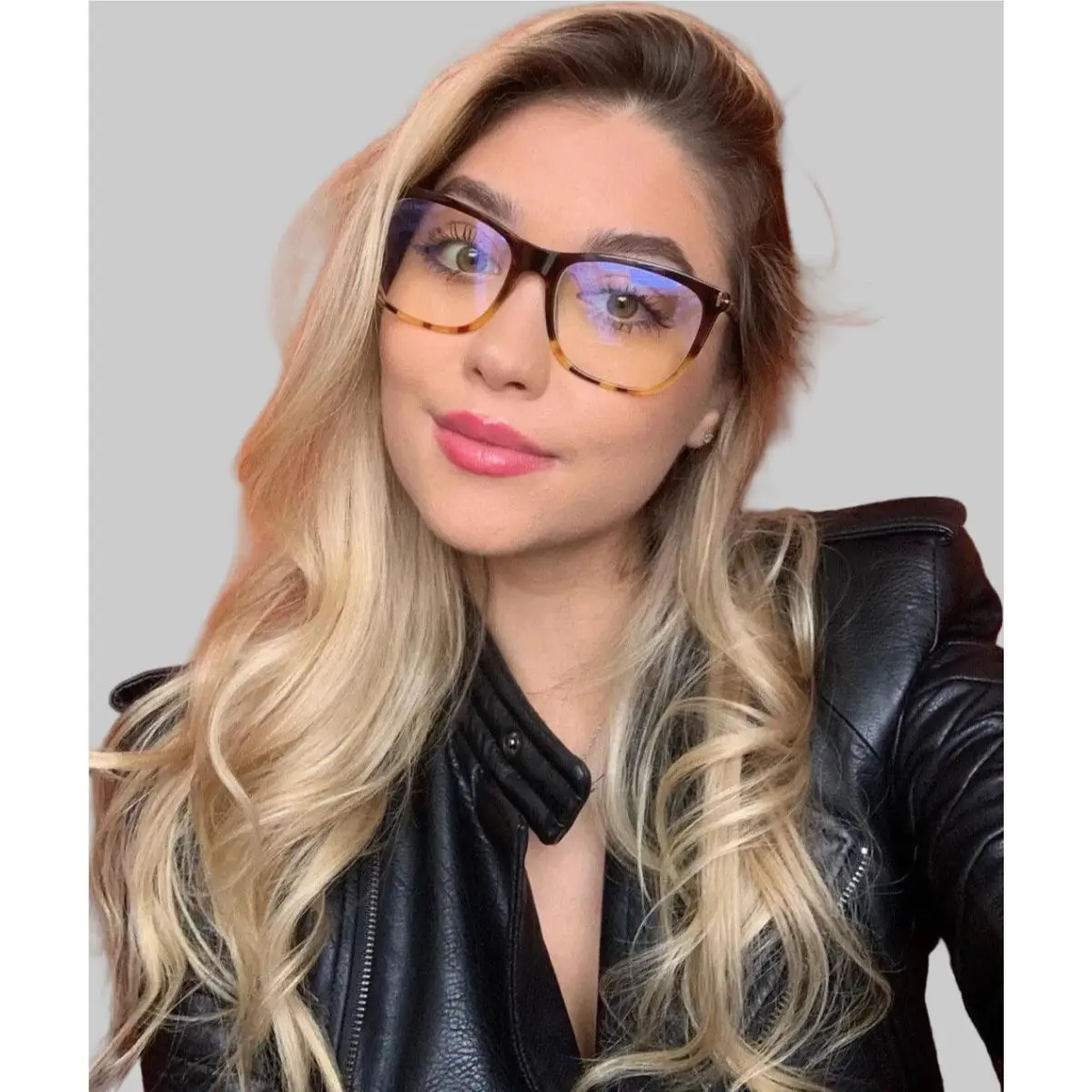 Tom Ford Women`s Eyeglasses Frame TF 567255 56mm Oversized Tortoise Luxury