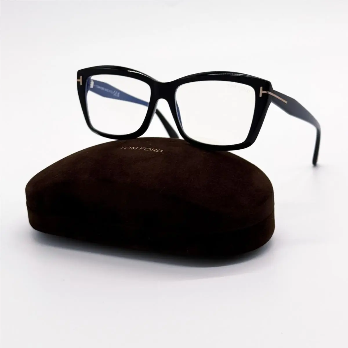 Tom Ford TF6065 001 Black Cat Eye Women Eyeglasses FT6065