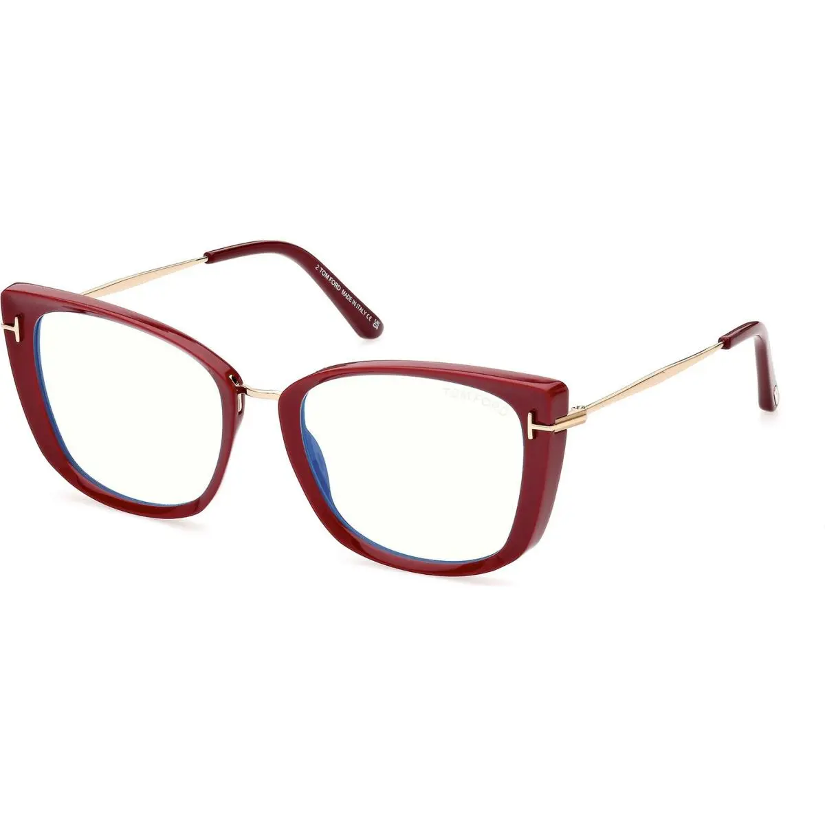 Tom Ford Eyeglasses w Soft Case - FT5816B 074 - Shiny Fuchsia 53-18-140