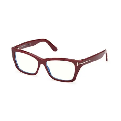 Tom Ford FT 6132 B 069 Shiny Bordeaux Cat Eye 54mm Women`s Eyeglasses