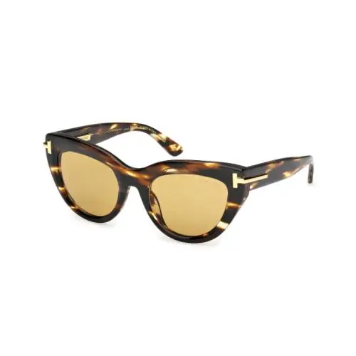 Tom Ford Icon FT1252 55E Coloured Havana/brown 52mm Women`s Sunglasses