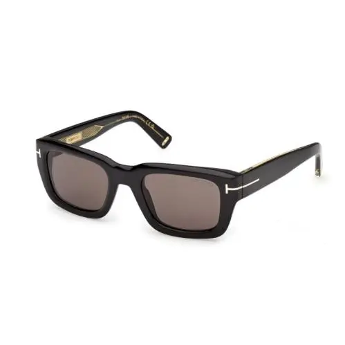 Tom Ford Icon FT1327 01A Shiny Black/smoke 52mm Men`s Sunglasses