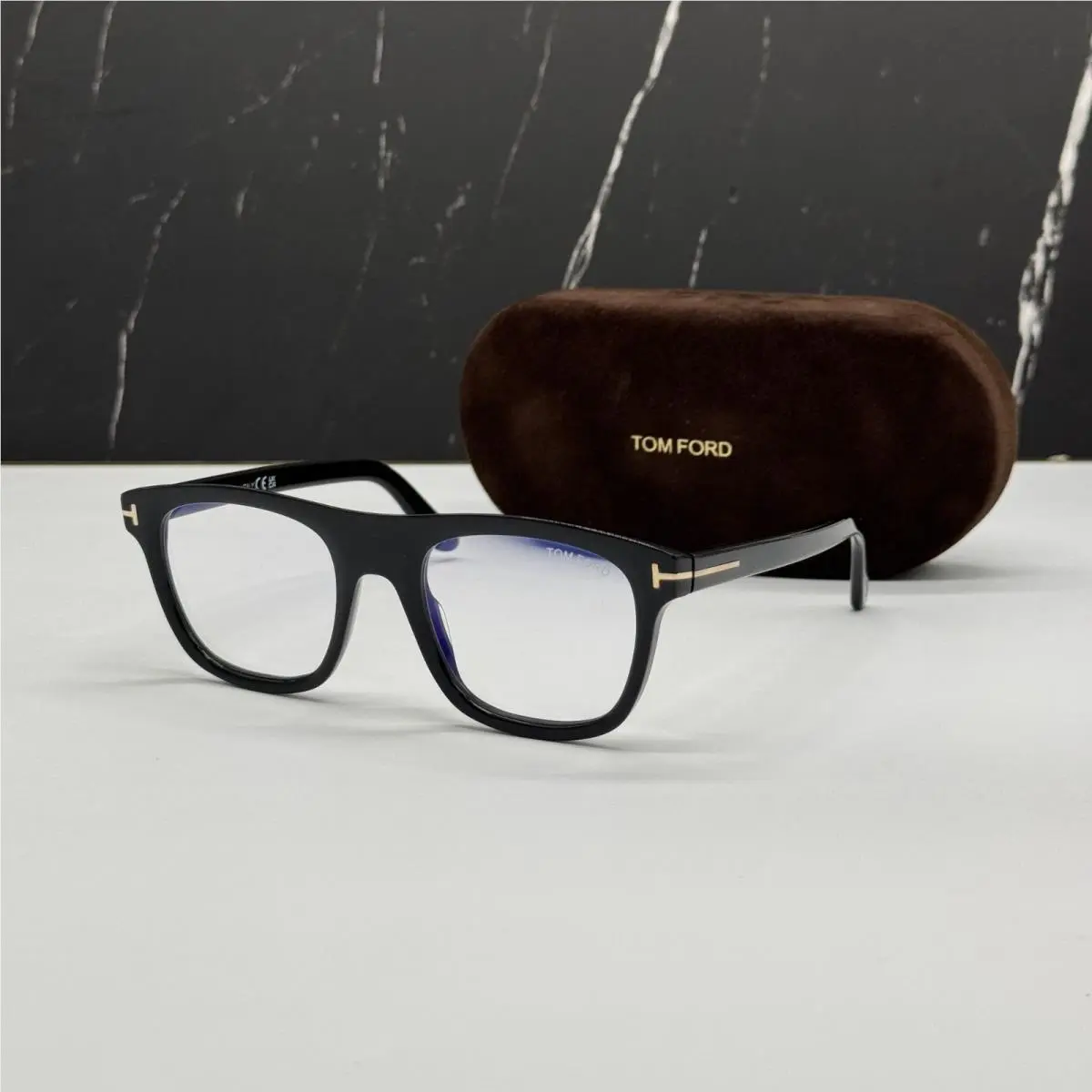 Tom Ford Eyeglasses TF5939 001 Black Square