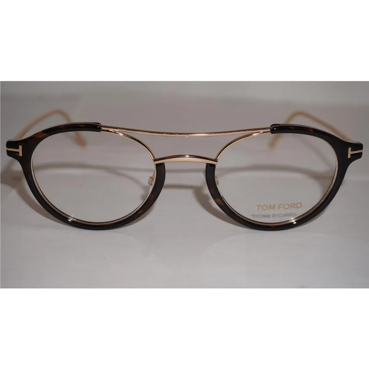 Tom Ford Eyeglasses Round Havana Gold TF5515 052 49 22 145