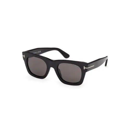 Tom Ford FT1314 EMMA-02 01A Shiny Black/smoke 51mm Women`s Sunglasses
