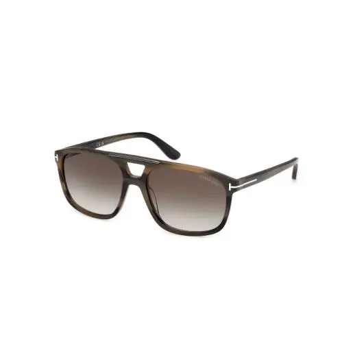 Tom Ford FT1338 BRIANNA-02 55B Coloured Havana/gradient Smoke Women`s Sunglasses