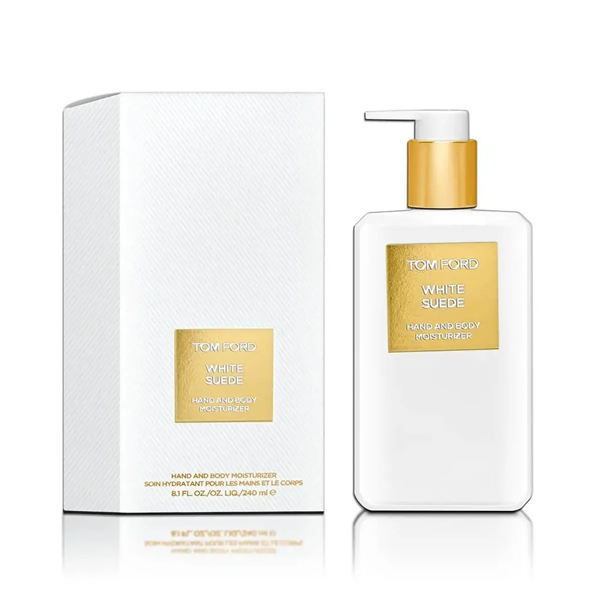 Tom Ford White Suede Hand Body Moisturizer - Full Size 8.1 Oz / 240mL
