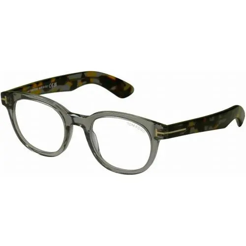 Tom Ford Eyeglasses w TF Case FT5807B 020 - Crystal Grey/grey Havana 50mm