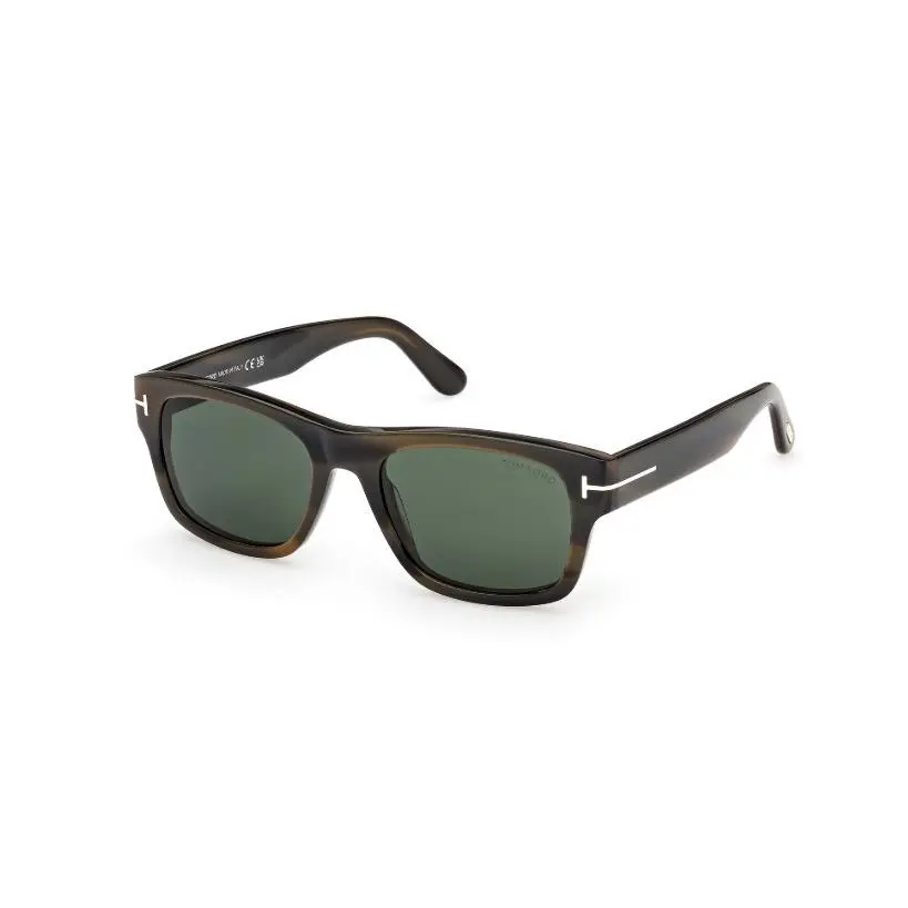 FT1303 SMITH-02 55N Coloured Havana/green 55mm Men`s Sunglasses by Tom Ford