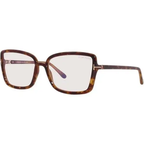 Eyeglasses w Soft Case - FT5813B 055 - Vintage Havana 56-17-135 by Tom Ford