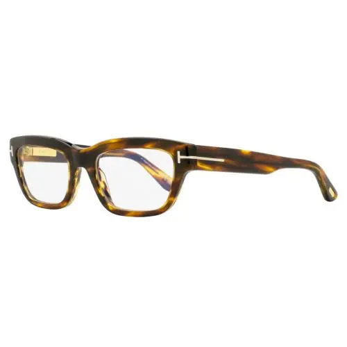 Tom Ford Blue Block Rectangular Eyeglasses TF6045-B 055 Colored Havana 52mm FT60