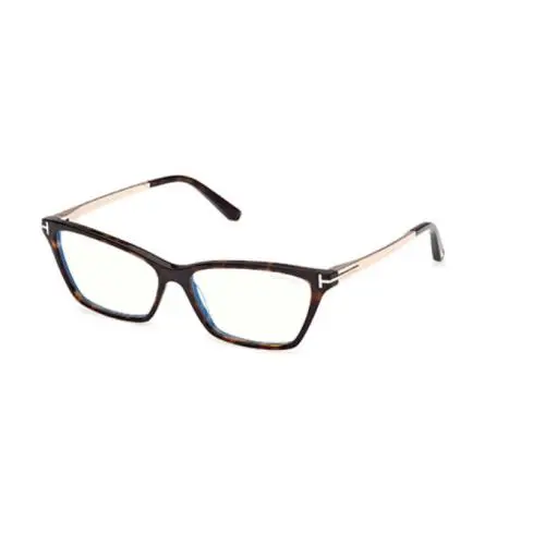 Tom Ford FT6135 B 052 Dark Havana Cat Eye 56mm Women`s Eyeglasses
