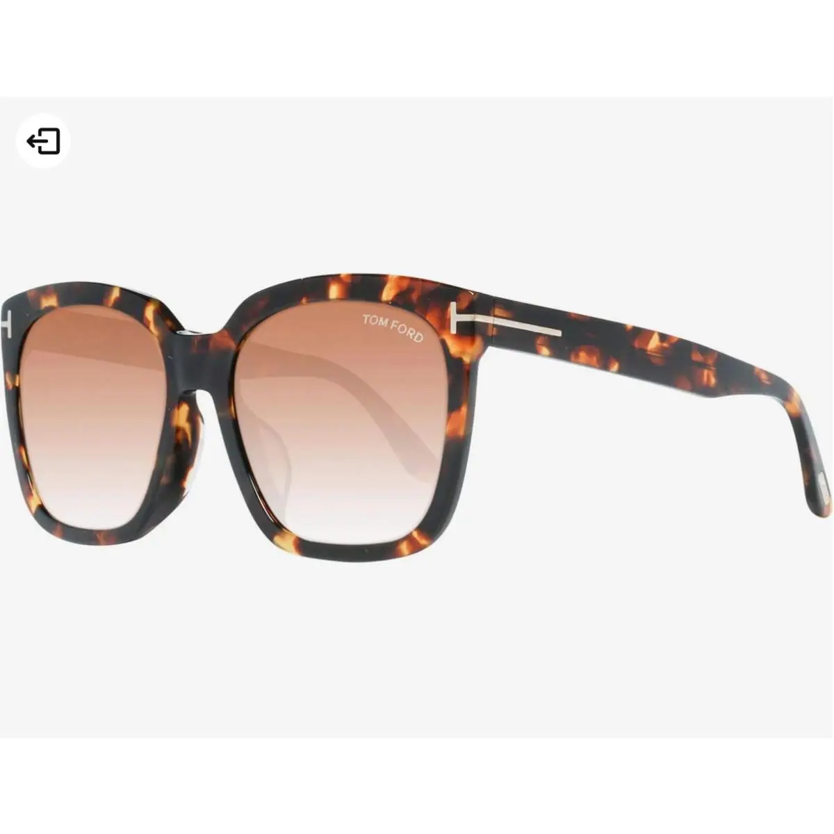 Tom Ford Sunglasses TF 502 FS Amarra Shy Havana Lgt Grad 55-18-140 TF502/FS-52F