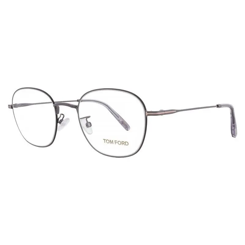 Tom Ford Eyeglasses w TF Case - FT5790K 008 - Shiny Gunmetal 51-21-140